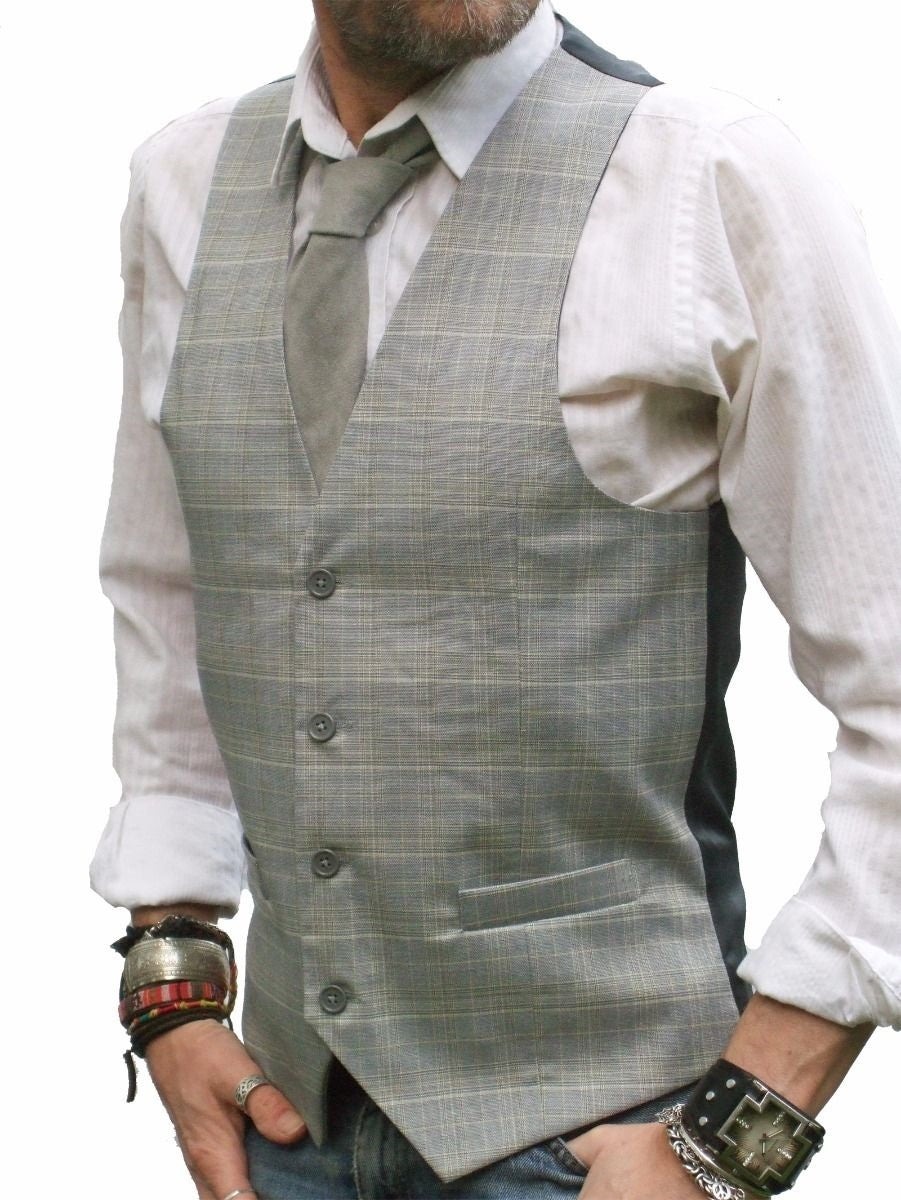 Mens on sale vest gray