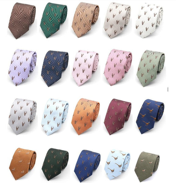 Country Ties - Stag and Pheasant Lloyd Attree and Smith