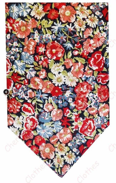 Liberty Art Print Cotton Ties -100% Cotton -  Loads Of Colours & Patterns