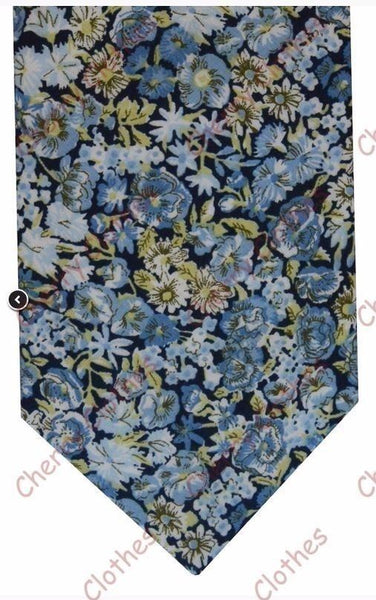 Liberty Art Print Cotton Ties -100% Cotton -  Loads Of Colours & Patterns