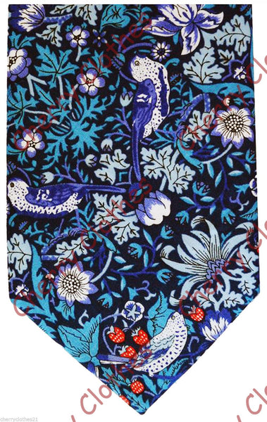 Liberty Art Print Cotton Ties -100% Cotton -  Loads Of Colours & Patterns