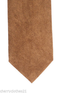 Mens Faux Suede Tie - The Exact Match For Our Faux Suede Waistcoat Vest!!