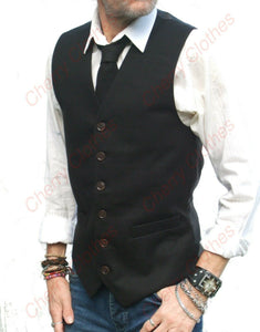 Mens black clearance vest with jeans