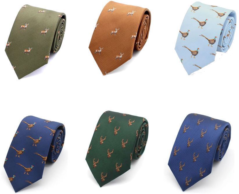 Country Ties - Stag and Pheasant