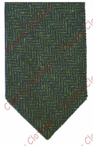 Wool Blend Tweed Donegal Herringbone Worsted Fleck Check Ties - Lots Of Colours!